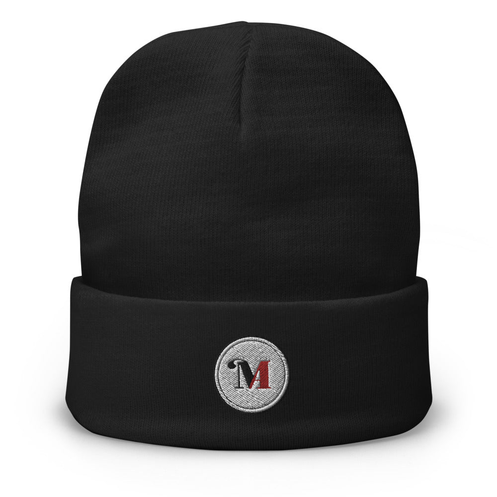 Embroidered Beanie – Magnetic: Skateboard